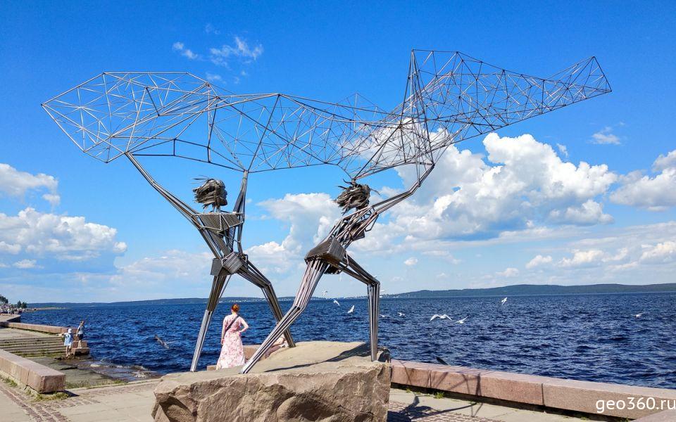 Скульптура "Рыбаки"