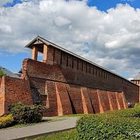 Стена Коломенского кремля