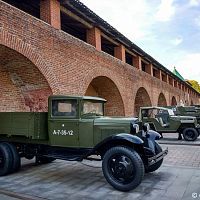 Выставка военной техники в кремле Нижнего Новгорода